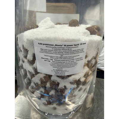 Kulki proteinowe "Biomix" M Power Squid 3 kg 15 mm