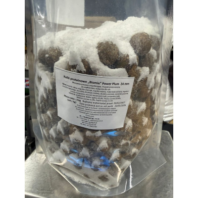 Kulki proteinowe "Biomix" Power Plum 3 kg 15 mm